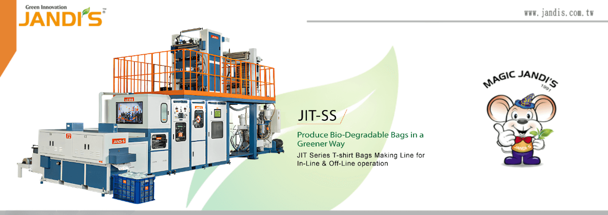 T-shirt Bags Making Line for In-Line & Off-Line Operation (JIT-SS)