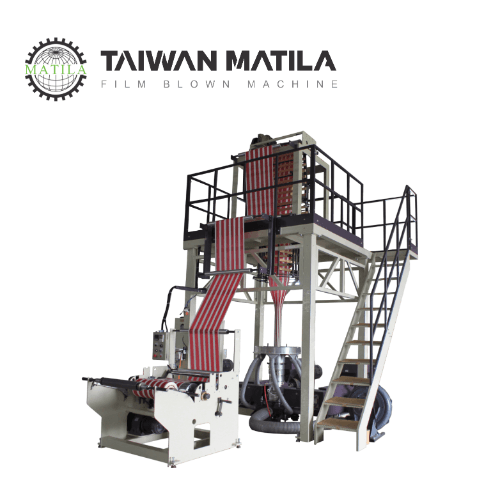 HDPE/LDPE双色條紋共擠吹膜機