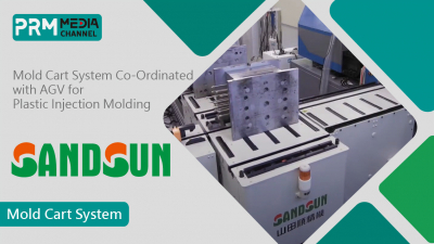 Mold Cart System Co-Ordinated with AGV for Plastic Injection Molding - Industry 4.0 | SANDSUN