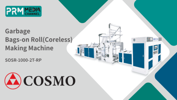 Garbage Bags on Roll Making Machine：SOSR-1000-2T-R+L