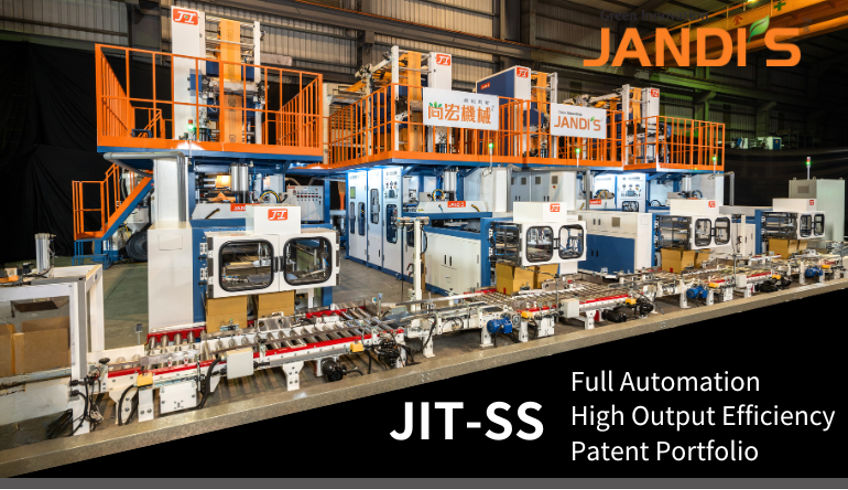 With JIT's on-line recycling design, production waste is significantly reduced, achieving true green circulation.