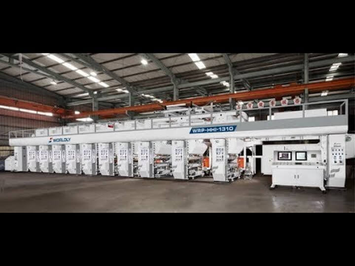 WRP-HHI-1300-10C series E.L.S High Speed Rotogravure Printing Machine